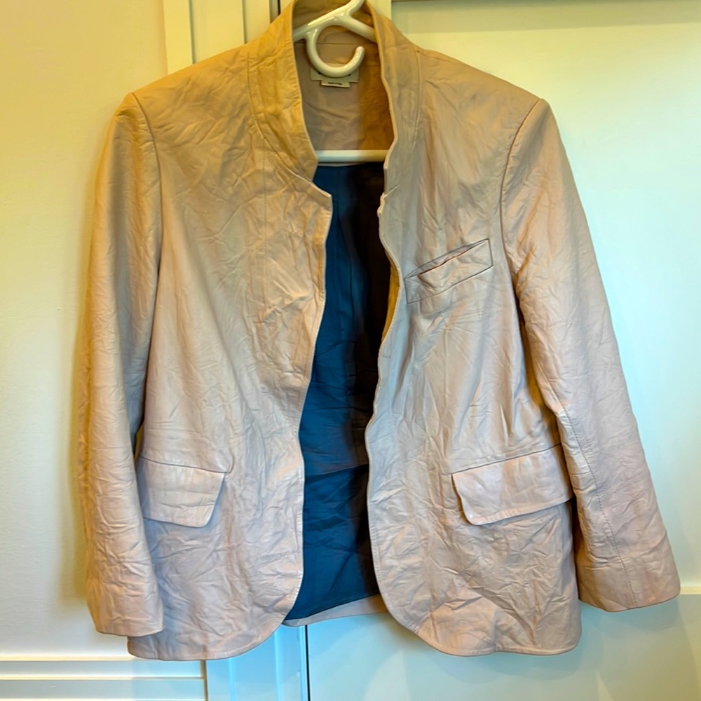 NEVER WORN Zadig Voltaire leather blazer